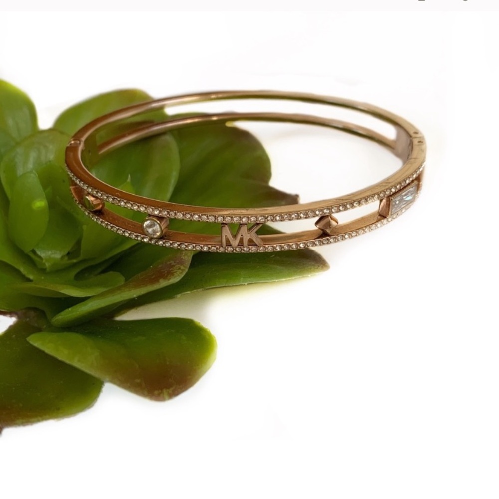 Michael Kors Heritage Paved Rimmed Bangle